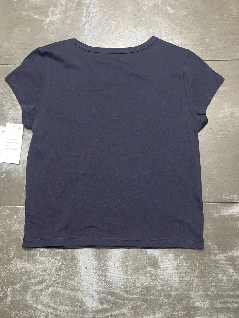 Billabong Black Sands Tee Shirt Surf Sun Beach Fitted Palm Girls Large NWT Bird